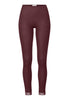 Woolen Lace Lace Trim Wool And Silk Leggings | Vivid Brown 70833-2421