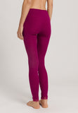 Woolen Lace Lace Trim Wool And Silk Leggings | Pink Tourmaline 70833-2473
