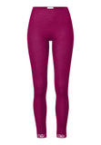 Woolen Lace Lace Trim Wool And Silk Leggings | Pink Tourmaline 70833-2473