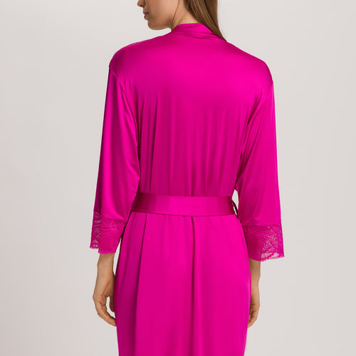 Lilith Lace Trim Kimono | Very Berry 70834-1370