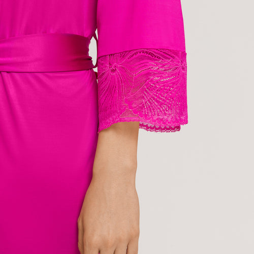 Lilith Lace Trim Kimono | Very Berry 70834-1370