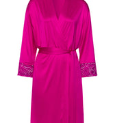 Lilith Lace Trim Kimono | Very Berry 70834-1370