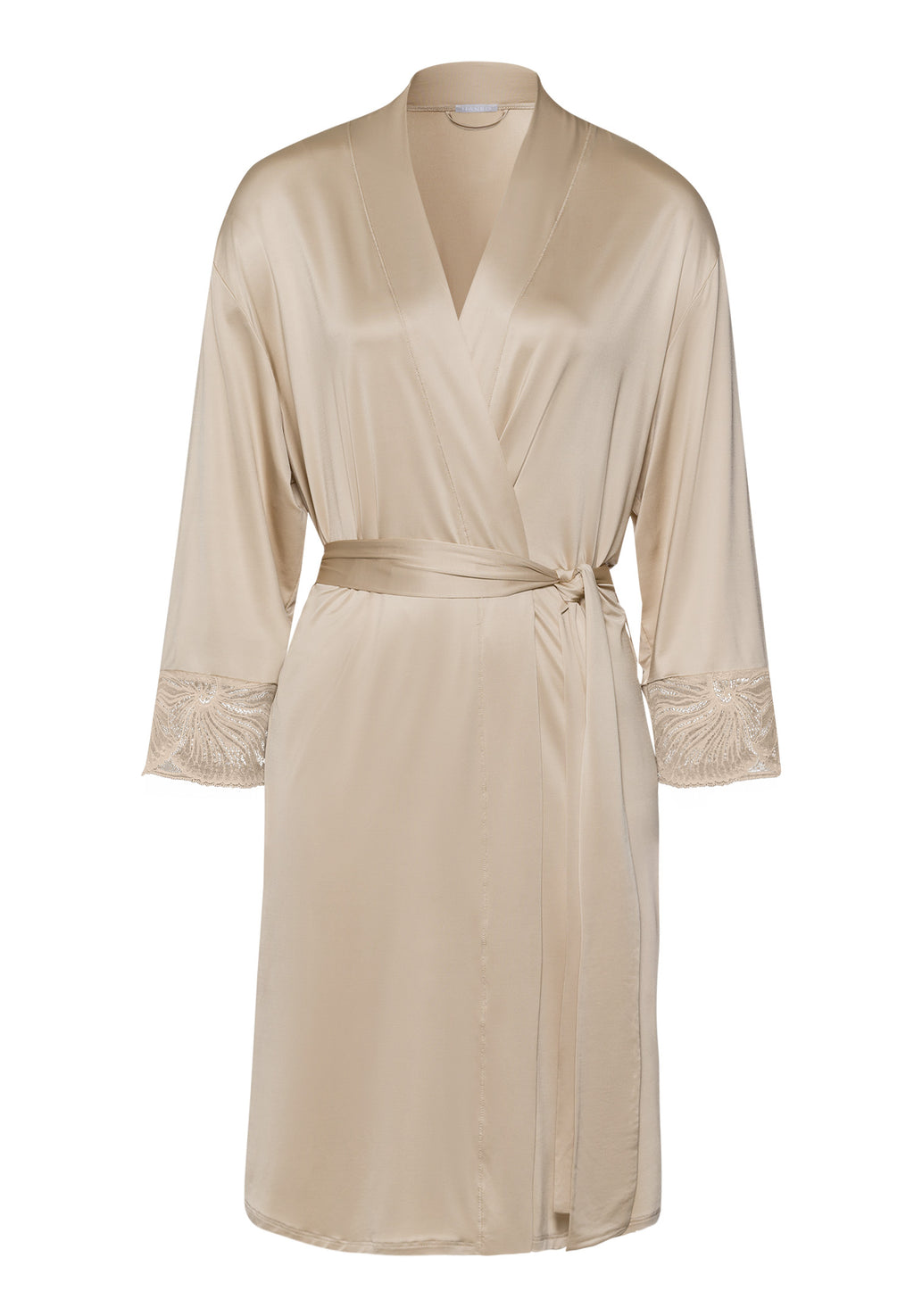 Lilith Lace Trim Kimono | Coffee Quartz 70834-2216