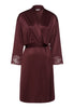 Lilith Lace Trim Kimono | Vivid Brown 70834-2421