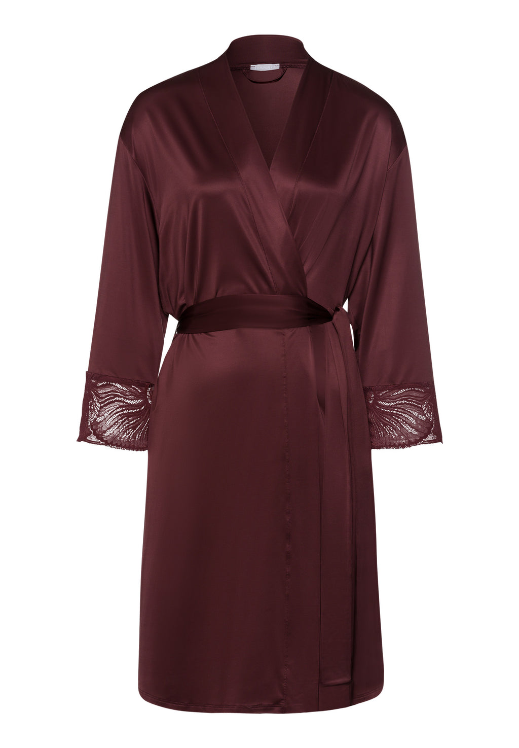 Lilith Lace Trim Kimono | Vivid Brown 70834-2421
