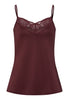 Lilith Lace Trim Camisole | Vivid Brown 70837-2421