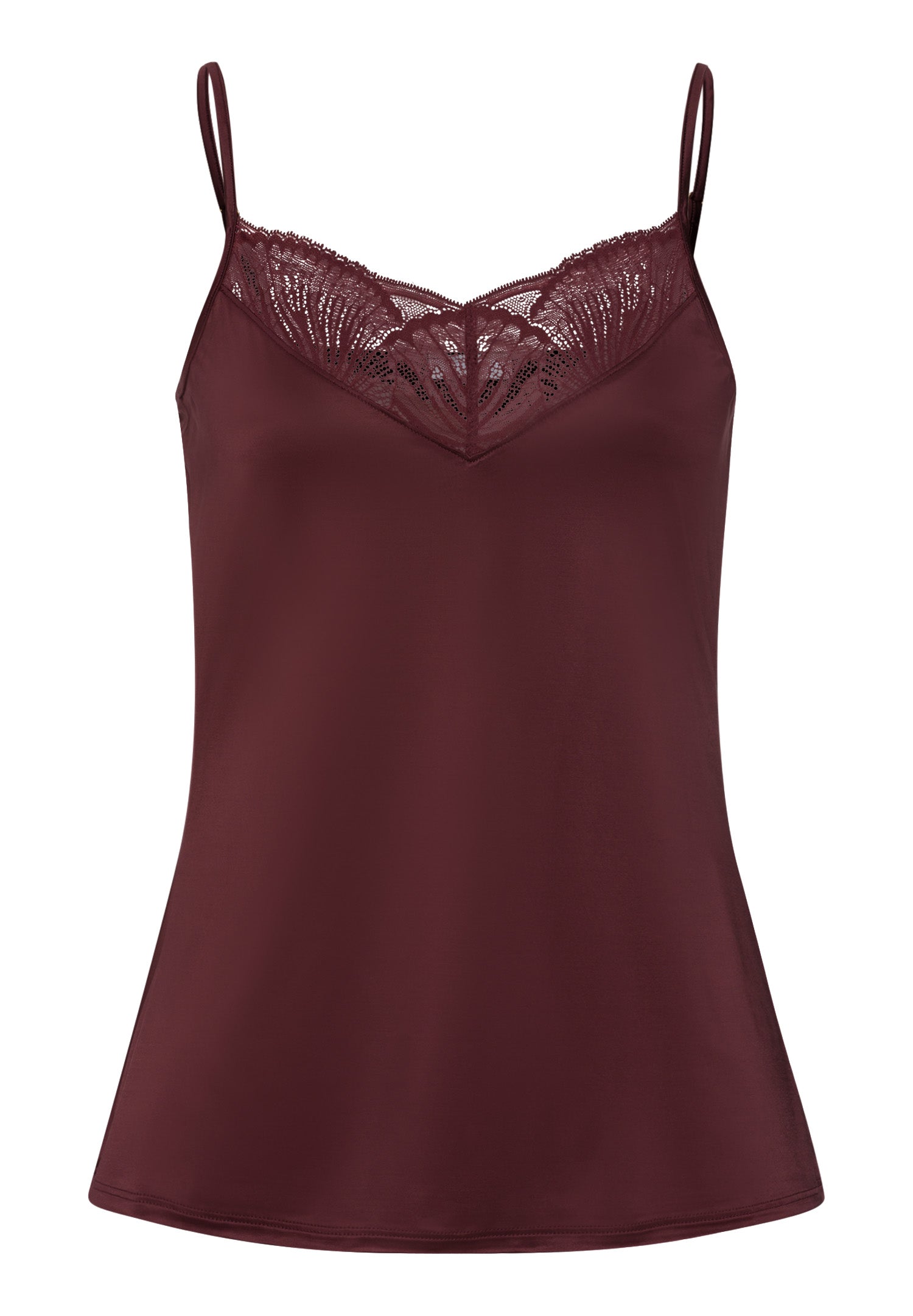 Lilith Lace Trim Camisole | Vivid Brown 70837-2421