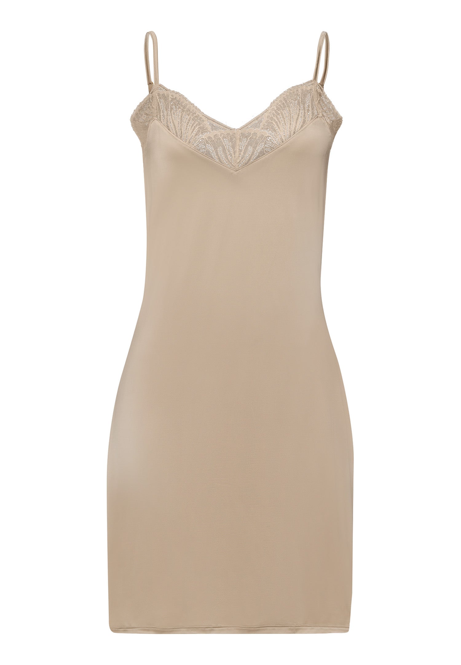 Lilith Lace Trim Bodydress | Coffee Quartz 70838-2216
