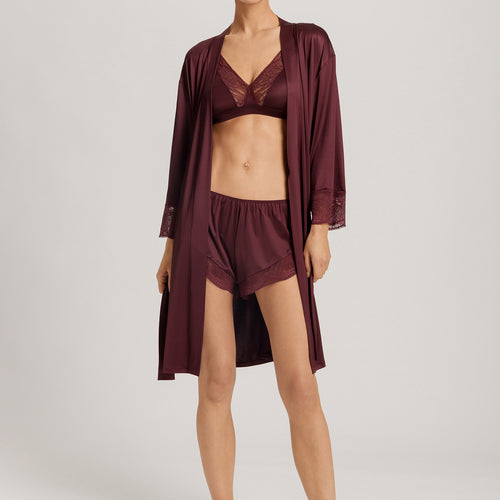 Lilith Lace Trim Knickers | Vivid Brown 70840-2421