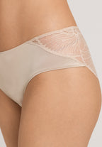 Lilith Lace Trim Hi-Cut Briefs | Coffee Quartz 70841-2216