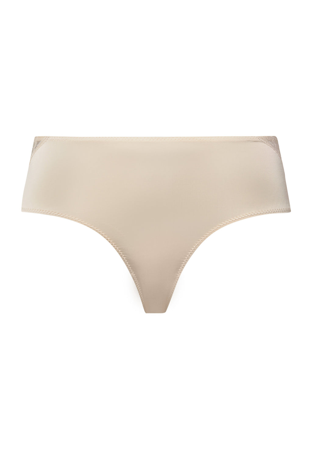 Lilith Lace Trim Hi-Cut Briefs | Coffee Quartz 70841-2216