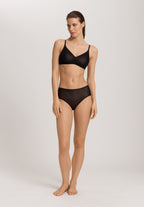 Smooth Illusion Semi-Transparent Tulle Soft Cup Bra | Black 70842-019