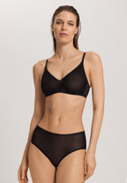 Smooth Illusion Semi-Transparent Tulle Soft Cup Bra | Black 70842-019