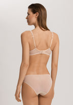 Smooth Illusion Semi-Transaprent Tulle Underwire Bra | Beige 70843-274