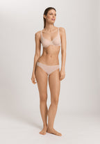 Smooth Illusion Semi-Transaprent Tulle Underwire Bra | Beige 70843-274