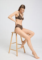 Smooth Illusion Semi-Transaprent Tulle Underwire Bra | Natural Teak 70843-2768