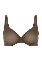 Smooth Illusion Semi-Transaprent Tulle Underwire Bra | Natural Teak 70843-2768