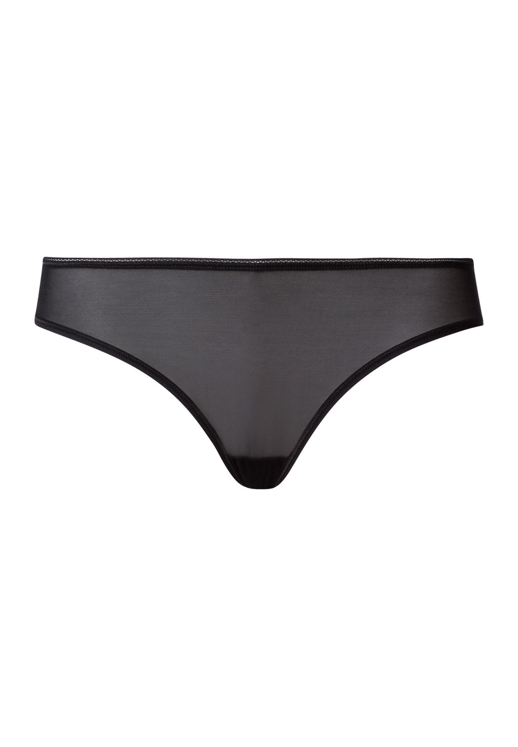 Smooth Illusion Semi-Transparent Tulle Bikini | Black 70844-019