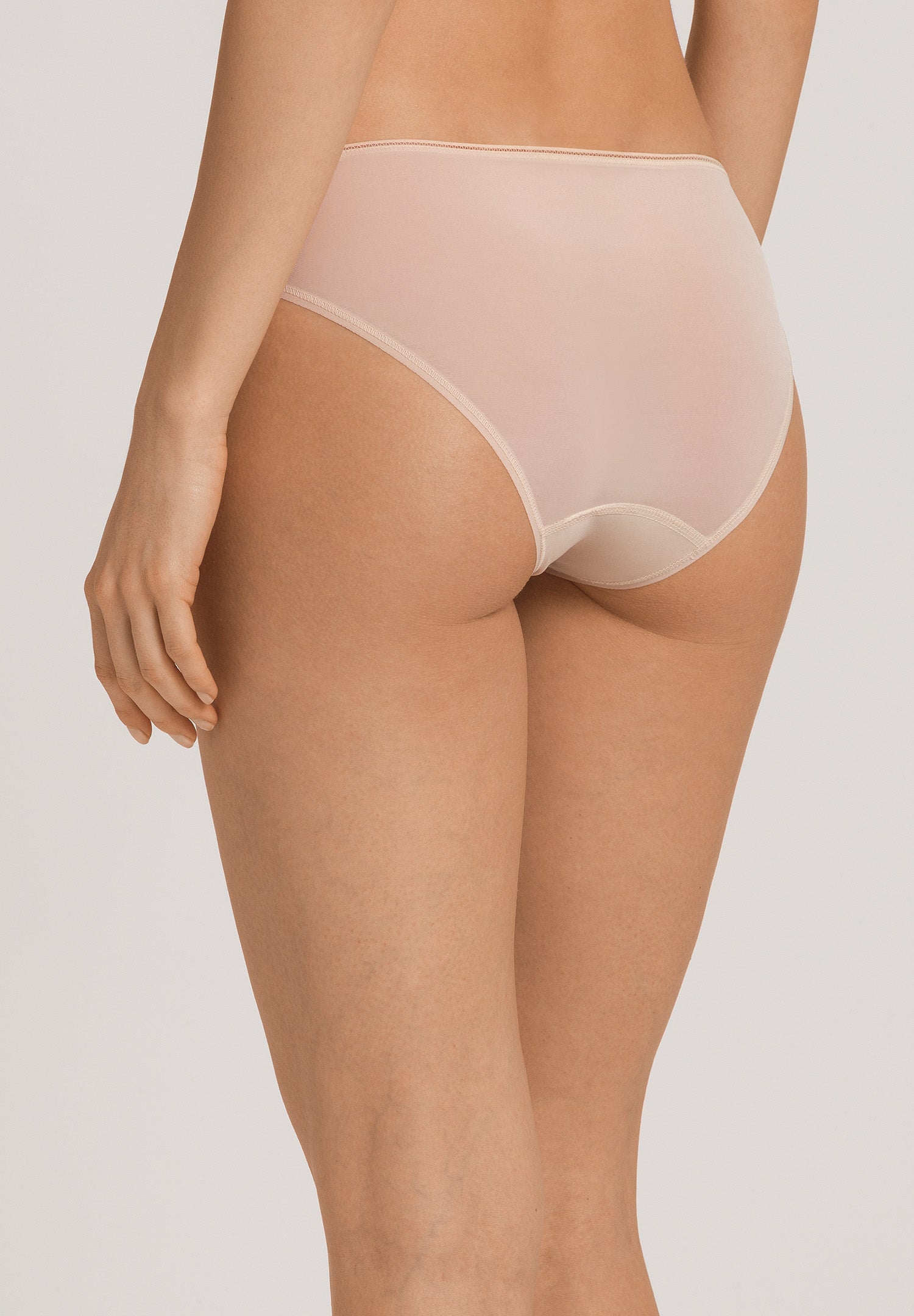 Smooth Illusion Semi-Transparent Tulle Bikini | Beige 70844-274