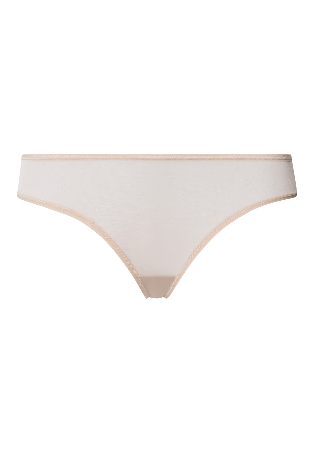 Smooth Illusion Semi-Transparent Tulle Bikini | Beige 70844-274