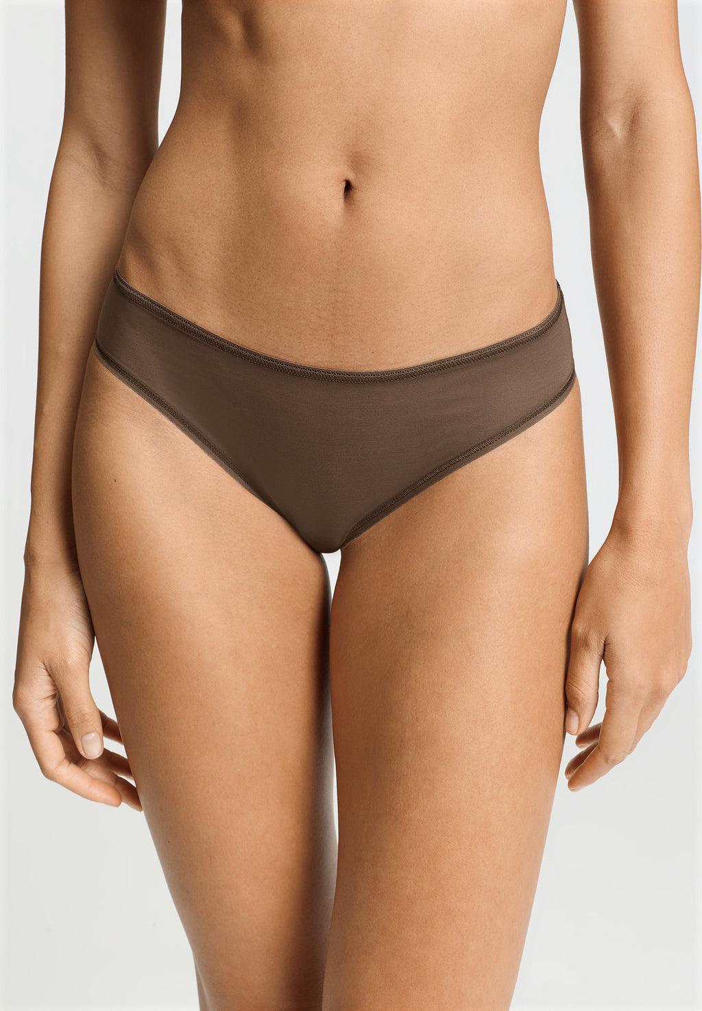 Smooth Illusion Semi-Transparent Tulle Bikini | Natural Teak 70844-2768