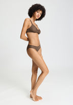 Smooth Illusion Semi-Transparent Tulle Bikini | Natural Teak 70844-2768