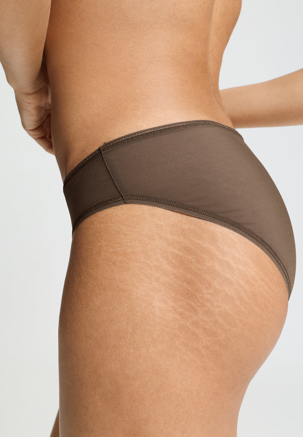 Smooth Illusion Semi-Transparent Tulle Bikini | Natural Teak 70844-2768