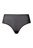 Smooth Illusion Semi-Transparent Tulle Full Briefs | Black 70845-019