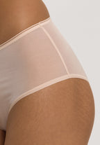 Smooth Illusion Semi-Transparent Tulle Full Briefs | Beige 70845-274