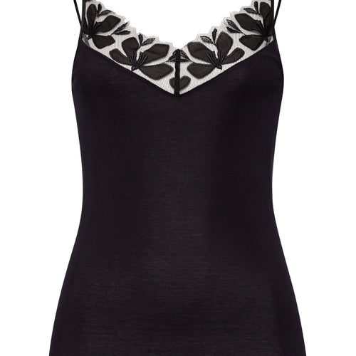 Kalea Floral Embroidered Camisole | Black 70847-019