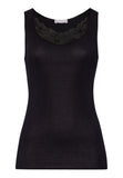 Kalea Floral Embroidered Tank Top | Black 70848-019