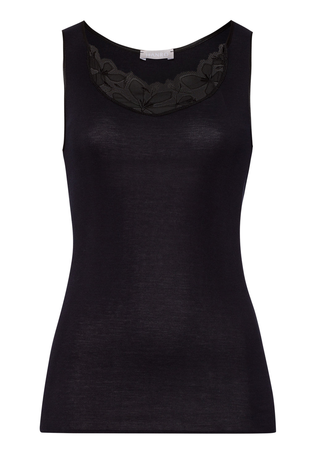 Kalea Floral Embroidered Tank Top | Black 70848-019