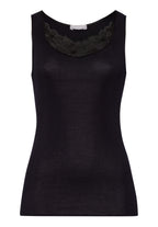 Kalea Floral Embroidered Tank Top | Black 70848-019