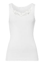 Kalea Floral Embroidered Tank Top | Off White 70848-102
