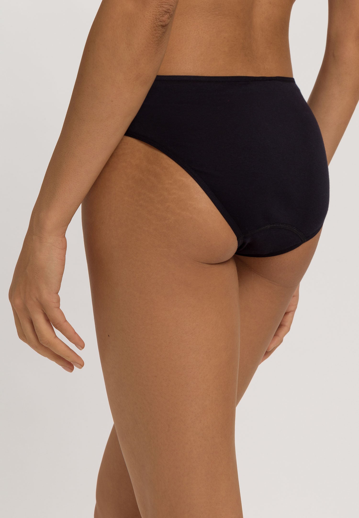 Kalea Floral Embroidered Hi-Cut Briefs | Black 70849-019