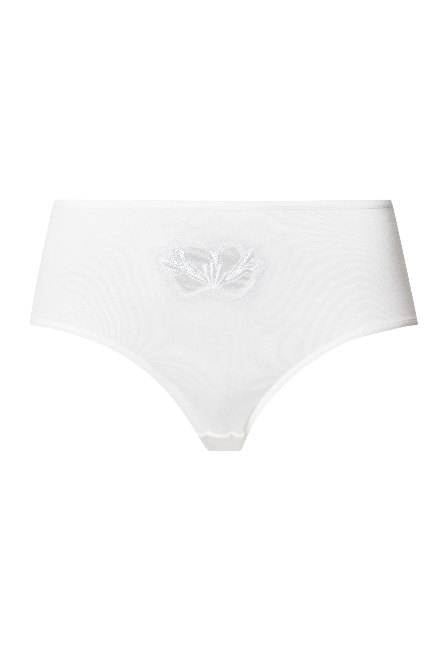 Kalea Floral Embroidered Full Briefs | Off White 70850-102