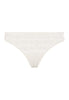 Ruby Geometric Lace Thong | Misty White 70854-2123
