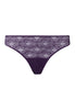 Ruby Geometric Lace Thong | Amethyst 70854-2431