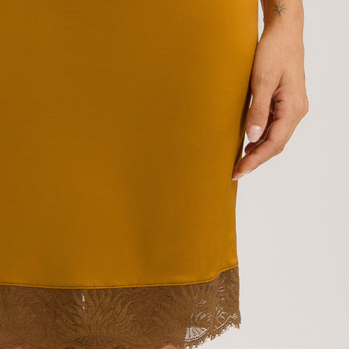 Gale Lace Trim Half Slip | Golden Cumin 70872-2803