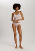 Belina Embroidered Cotton Hi-Cut Brief | Rosewater 70876-2111