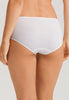 Belina Embroidered Cotton Full Brief | White 70877-101