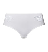 Belina Embroidered Cotton Full Brief | White 70877-101