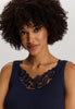 Belina Cotton Round Neck Tank Top | Deep Navy 70879-1610