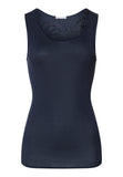 Belina Cotton Round Neck Tank Top | Deep Navy 70879-1610