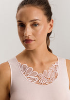 Belina Cotton Round Neck Tank Top | Rosewater 70879-2111