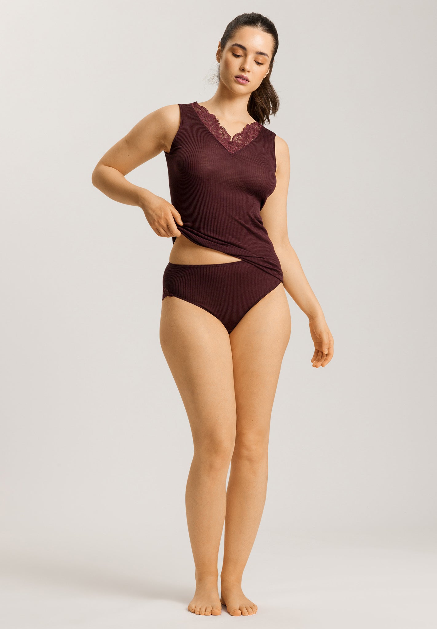 70898 Maria Full Brief - 2483 Deep Maroon