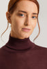 70901 Maria Turtleneck Shirt - 2483 Deep Maroon