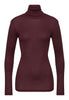 70901 Maria Turtleneck Shirt - 2483 Deep Maroon