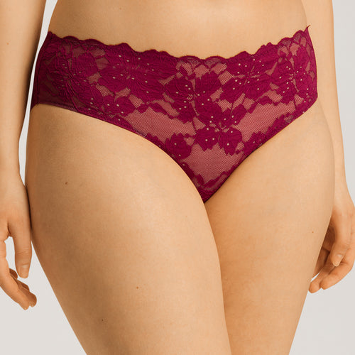 70906 Anais Hi Cut Brief - 2405 Deep Poppy