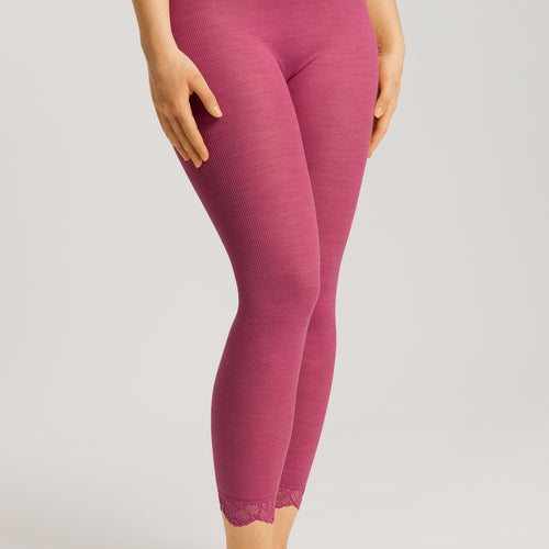 70910 Woolen Lace Leggings - 2414 Rose Wine